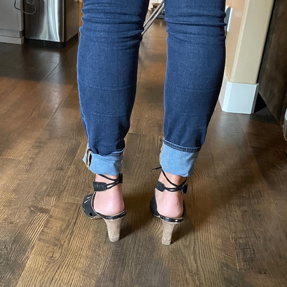 Franco Sarto Leather Heels Size 8 4” Heel Gorgeous In Good Pre-Loved Condition - Picture 8 of 11